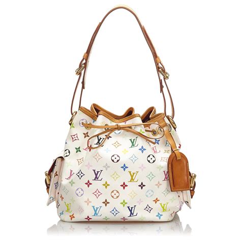 sac louis vuitton blanc multicolore|discontinued Louis Vuitton bags.